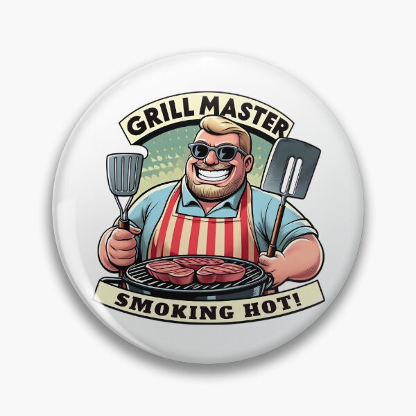 Item preview, Grill Master Dad Smoking Hot designed and sold by SportsT-Shirts.