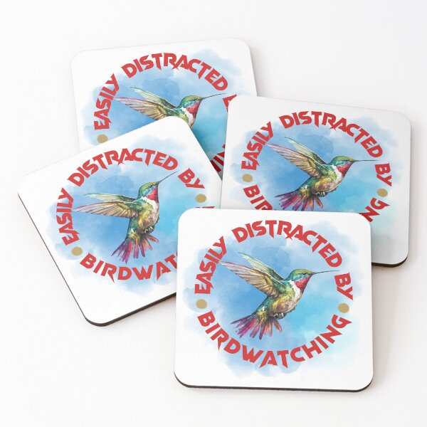 Item preview, Easily Distracted by Birdwatching designed and sold by ChefOCreations.
