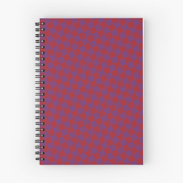Item preview, Purple & Red Checkers Tiled Checkerboard Repeat Square Composition designed and sold by Alchemy-A-La-G.