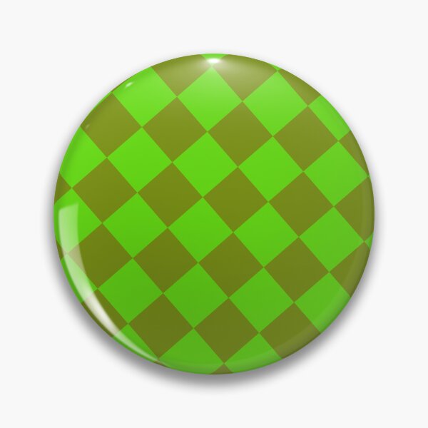 Item preview, Green & Brown Checkers Tiled Checkerboard Repeat Square Pattern designed and sold by Alchemy-A-La-G.