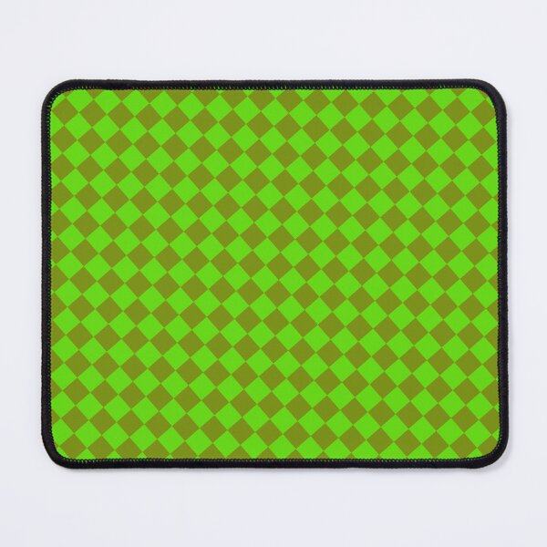 Item preview, Green & Brown Checkers Tiled Checkerboard Repeat Square Pattern designed and sold by Alchemy-A-La-G.