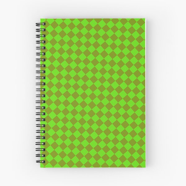 Item preview, Green & Brown Checkers Tiled Checkerboard Repeat Square Pattern designed and sold by Alchemy-A-La-G.