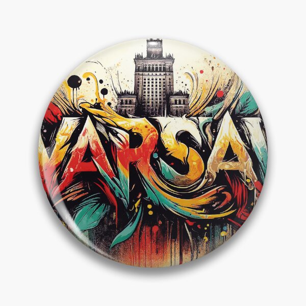 Item preview, Warsaw City Graffiti designed and sold by PixelStyleShop.