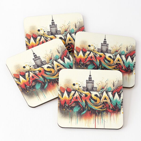 Item preview, Warsaw City Graffiti designed and sold by PixelStyleShop.