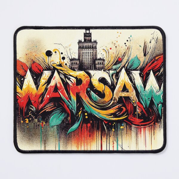 Item preview, Warsaw City Graffiti designed and sold by PixelStyleShop.