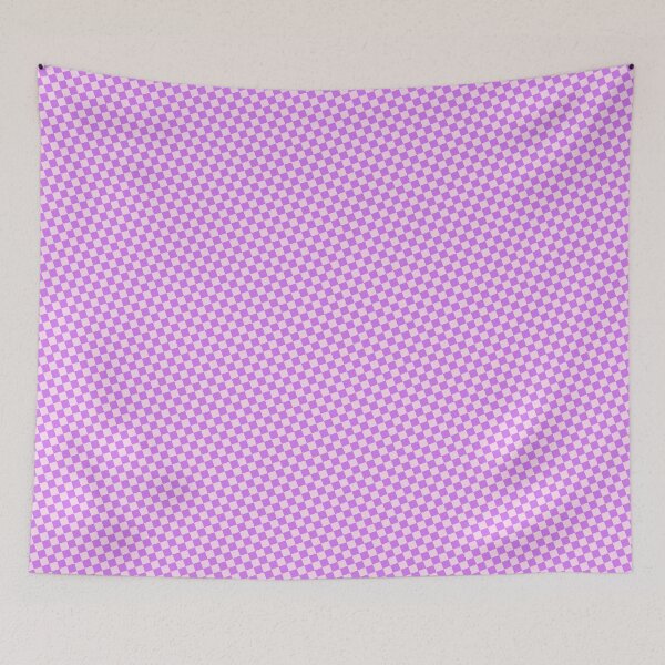 Item preview, Purple Bicolor Checkers Tiled Checkerboard Repeat Square Pattern designed and sold by Alchemy-A-La-G.