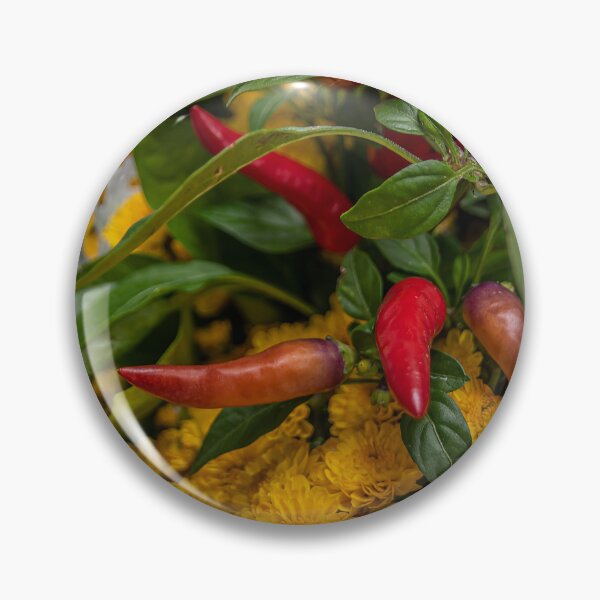 Item preview, Chili Peppers Grow in a Floral Display 2 designed and sold by jrtwynam.