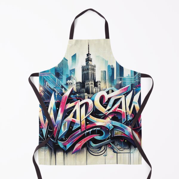Item preview, City - WARSAW - CITY - GRAFFITI designed and sold by PixelStyleShop.