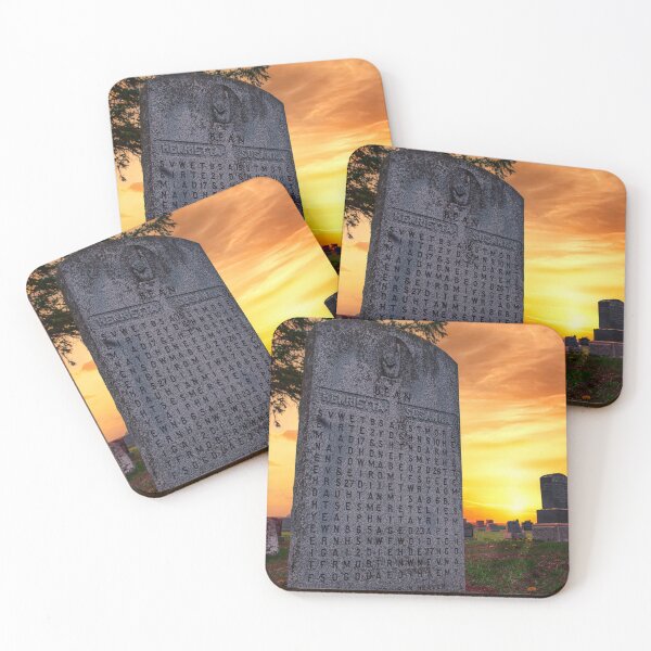 Item preview, Cryptic Gravestone at Sunset designed and sold by jrtwynam.