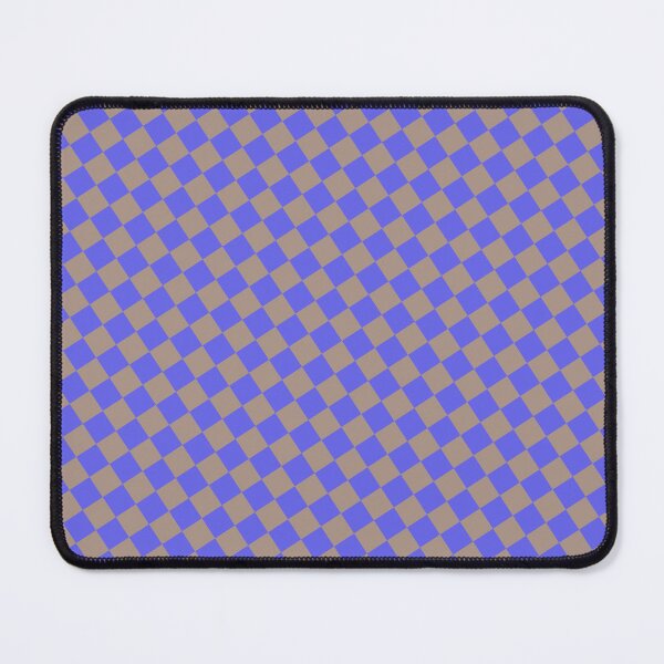 Item preview, Blue & Grey Checkers Tiled Checkerboard Repeat Square Pattern designed and sold by Alchemy-A-La-G.