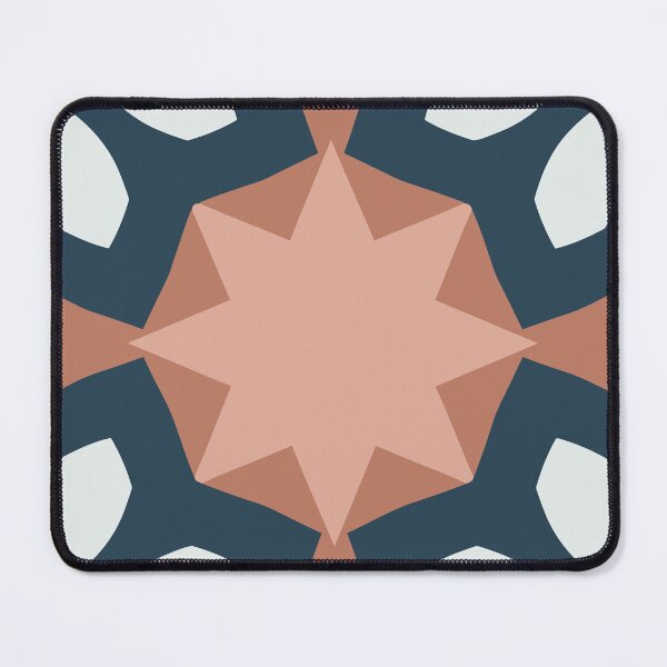 Item preview, Star Bold Modern tile brown gray blue white designed and sold by CircusValley.