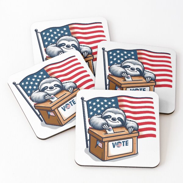 Item preview, Voting sloth 2024 designed and sold by Busaab.