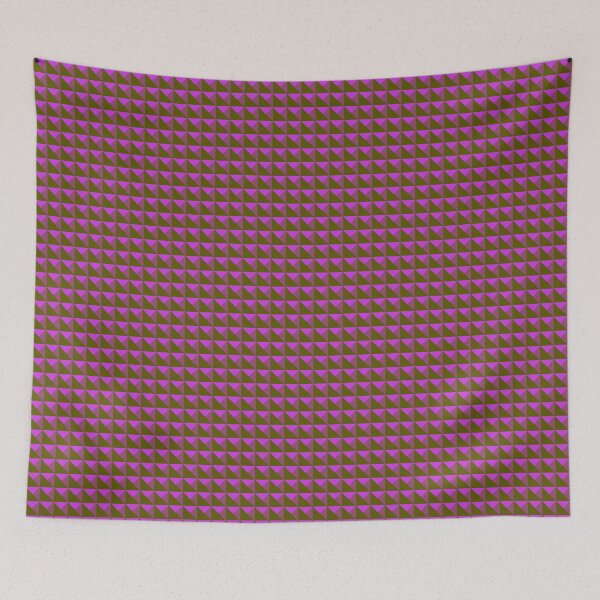 Item preview, Purple Tricolor Origami Bird Geometry Triangle Party Pattern designed and sold by Alchemy-A-La-G.