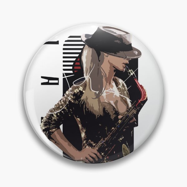 Item preview, Jazz Saxophonist - Female musician T-Shirt designed and sold by Soratern.