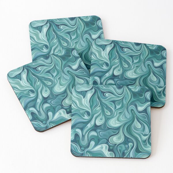 Item preview, Aqua Swirls designed and sold by KyzArt01.