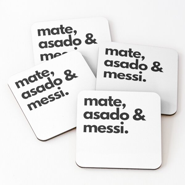 Item preview, Mate Messi & Asado quote for argentinians designed and sold by WuweiDG.