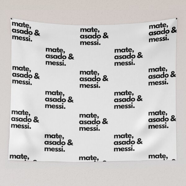 Item preview, Mate Messi & Asado quote for argentinians designed and sold by WuweiDG.