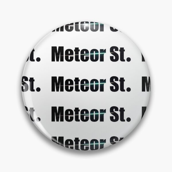 Item preview, Meteor Street Street Name with Kecksburg PA UFO Incident background designed and sold by TheMugDirectory.