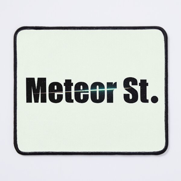 Item preview, Meteor Street Street Name with Kecksburg PA UFO Incident background designed and sold by TheMugDirectory.