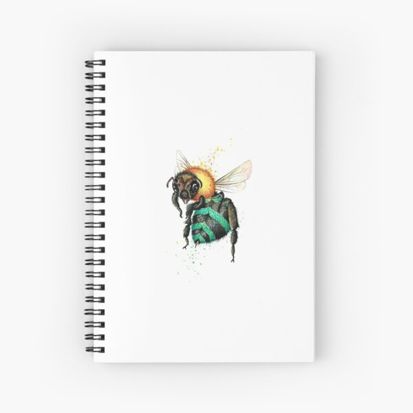 Blue Bee One Spiral Notebook