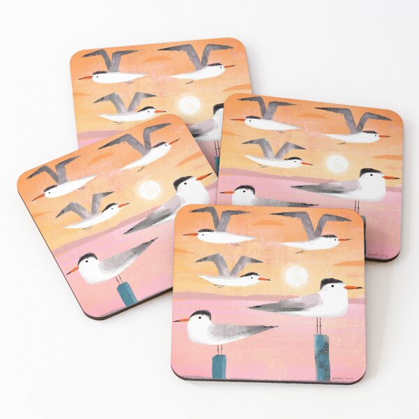 Item preview, Caspian Terns at Sunset designed and sold by gklucas.
