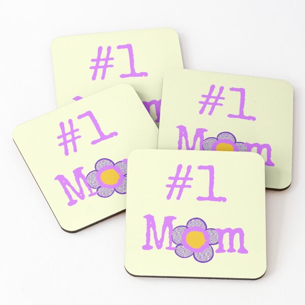 Item preview, Number One Mom (purple flower) designed and sold by Cloud-Boy.