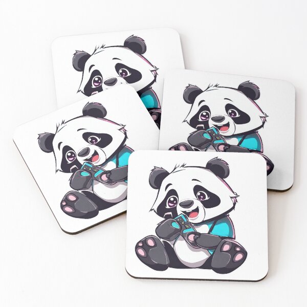 Item preview, Sweet gaming panda designed and sold by JacobsParadise.