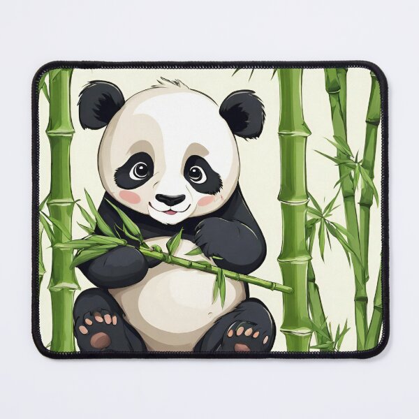 Item preview, Sweet little panda with bamboo designed and sold by JacobsParadise.