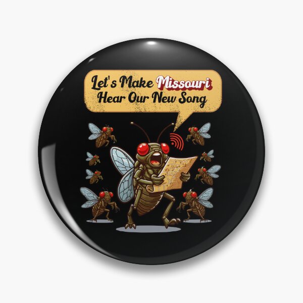 Item preview, Funny Missouri 2024 Cicada Summer Swarm, Cicada Scream designed and sold by ArtByKatti.