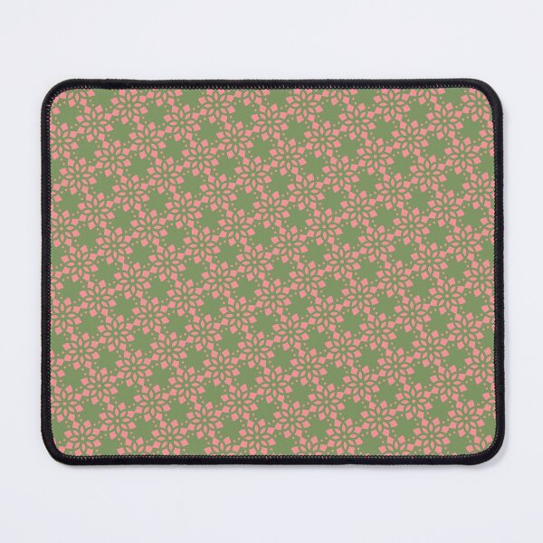 Item preview, Pink & Olive-Green Mandala Flower Sacred Geometry Party Pattern designed and sold by Alchemy-A-La-G.