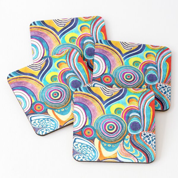 Item preview,  LL Dreams Artistic Multi-Colored Pattern 14 designed and sold by LLdreams.