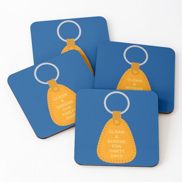 Item preview, Orange 30 Days Clean and Serene NA Keytag designed and sold by 10slash1.
