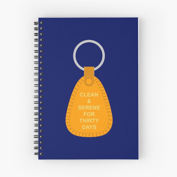 Item preview, Orange 30 Days Clean and Serene NA Keytag designed and sold by 10slash1.