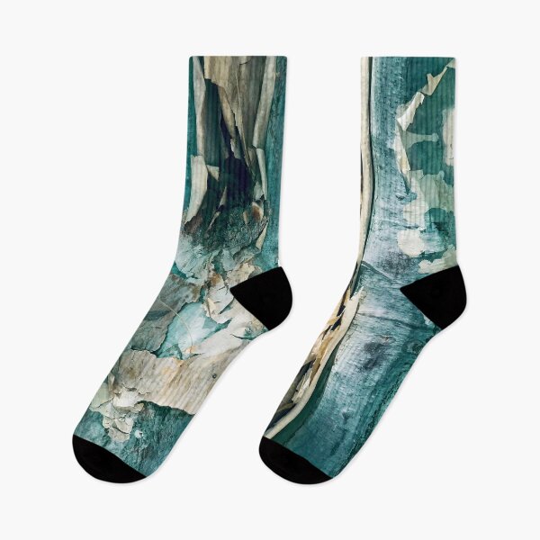 Item preview, Sea Foam Green And Aqua Abstract Tree Bark  designed and sold by DEC02.