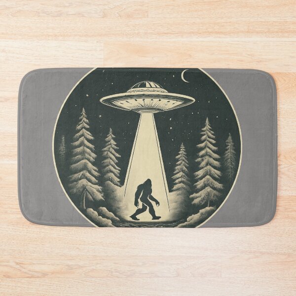 Item preview, Vintage Bigfoot UFO Abduction designed and sold by WolfeTEES.