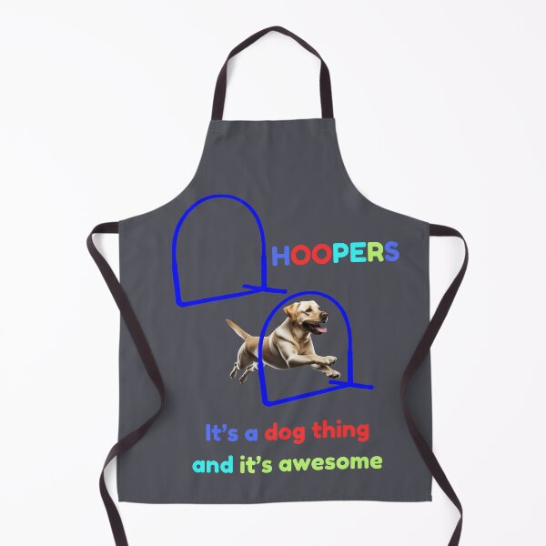 Item preview, Dog Hoopers - Hoopers, it's a Dog thing and it's awesome with a yellow Labrador Retrieverdog designed and sold by LBKdesigns.