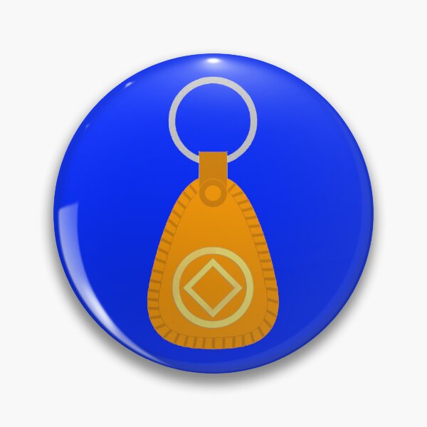 Item preview, Orange Key Tag with NA Diamond - 30 Days Clean and Serene designed and sold by 10slash1.