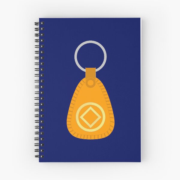 Item preview, Orange Key Tag with NA Diamond - 30 Days Clean and Serene designed and sold by 10slash1.