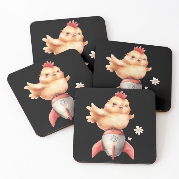 Artikelvorschau, Cute Rocket Chicken entworfen und verkauft von Alex-JuJu.