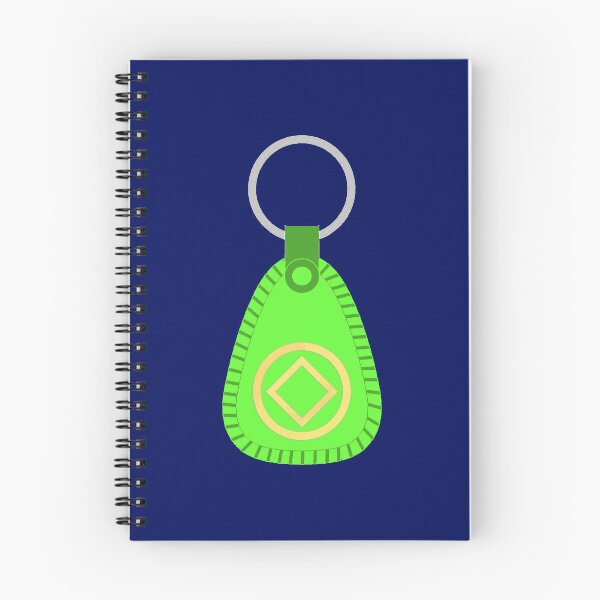 Item preview, Green Key Tag with NA Diamond - 60 Days Clean and Serene designed and sold by 10slash1.