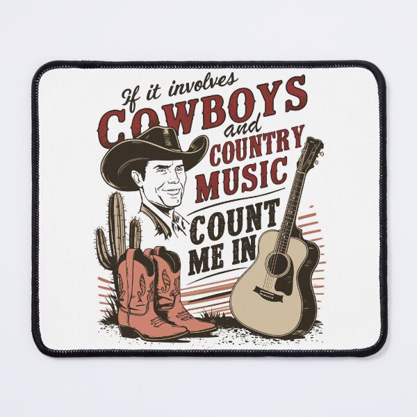 Item preview, If It Involves Cowboys & Country Music Count Me In designed and sold by Caracas-Vintage.