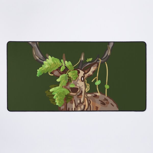 Item preview, #071 Deer with Leaves on its face designed and sold by Jasmine Froley.