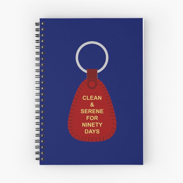 Item preview, Red 90 Days Clean and Serene NA Keytag designed and sold by 10slash1.