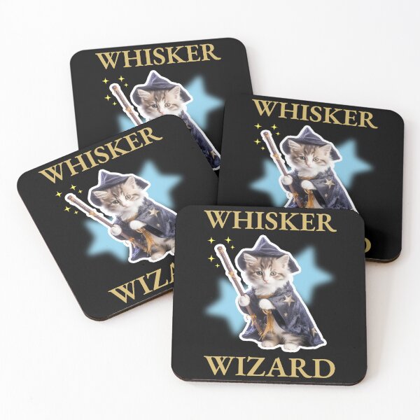 Item preview, Funny Whisker Wizard Cat Meme Design designed and sold by jmtees6.