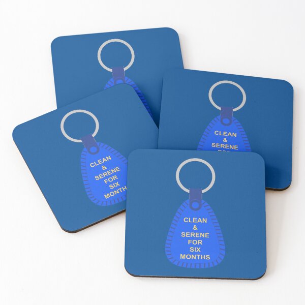 Item preview, Blue 6 Months Clean and Serene NA Keytag designed and sold by 10slash1.