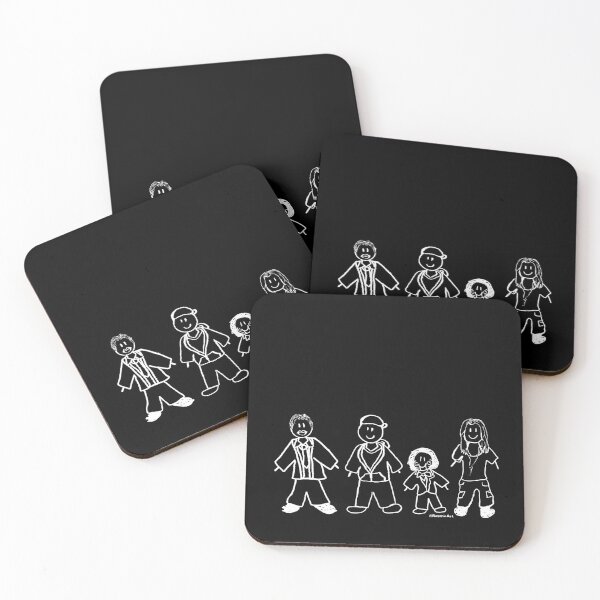 Item preview, Hoffman, John, Billy, Amanda White Outline designed and sold by RoserinArt.