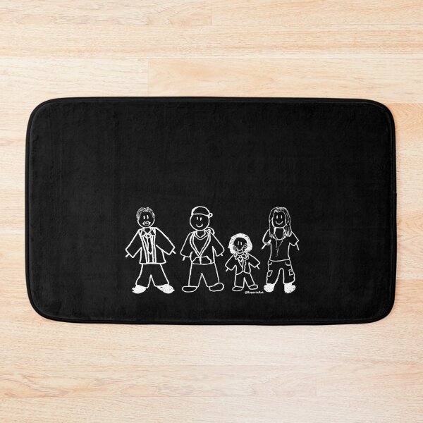 Item preview, Hoffman, John, Billy, Amanda White Outline designed and sold by RoserinArt.