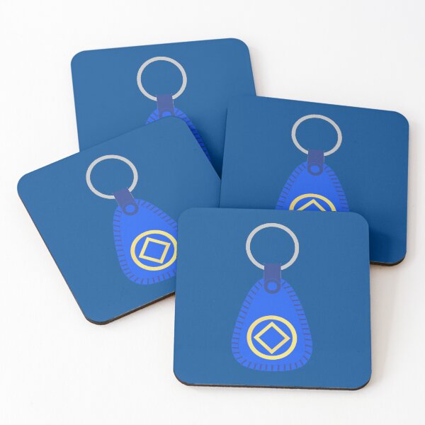 Item preview, Blue Key Tag with NA Diamond - 6 Months Clean and Serene designed and sold by 10slash1.