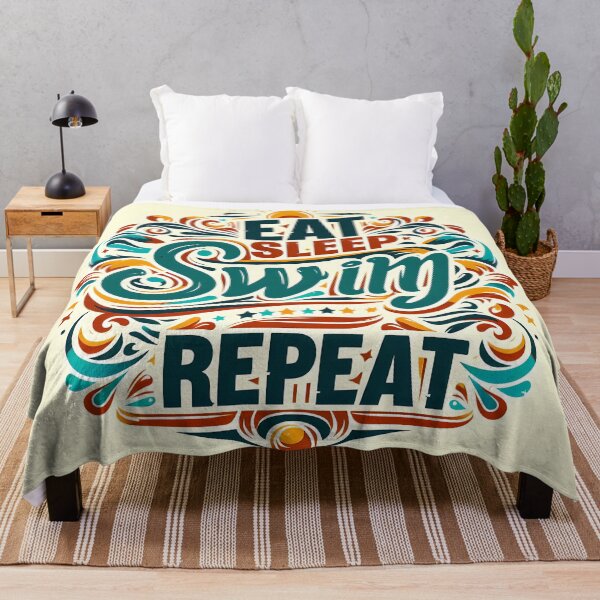 Artikelvorschau, Eat Sleep Kayak Repeat, Typografie entworfen und verkauft von maxmaj.