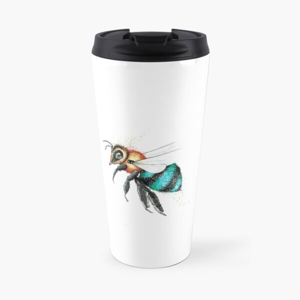 Little Blue Bee Travel Mug